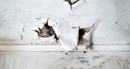 Damp inside a house