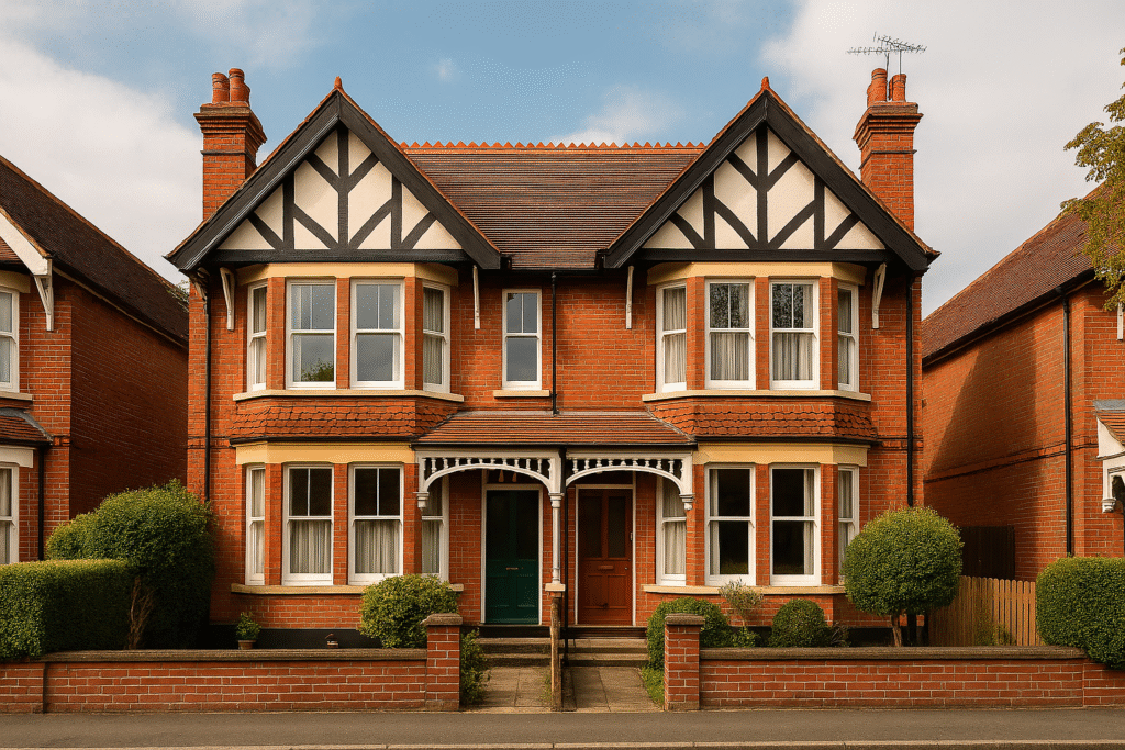 Edwardian villas, found in Worthing’s Poets area